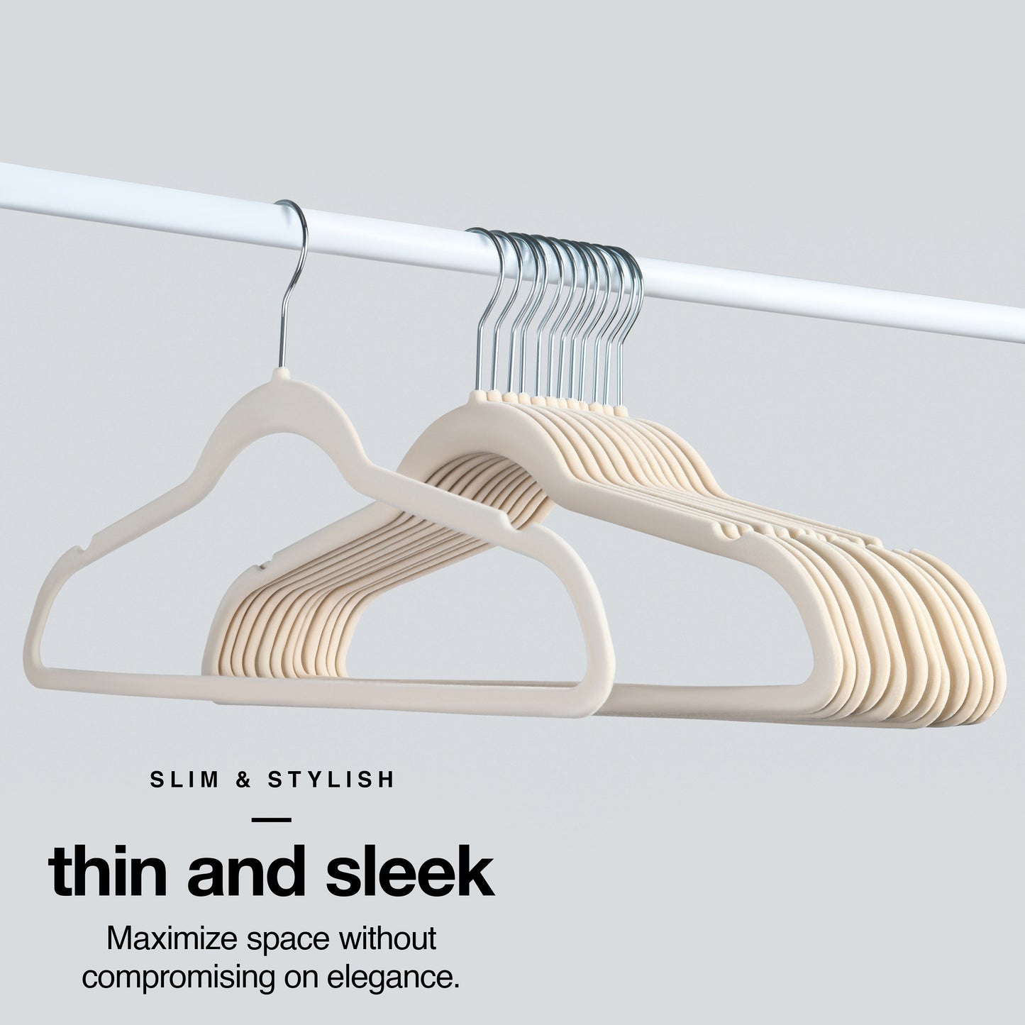 Home-it Velvet Shirt/Dress Hangers - 50 Pack