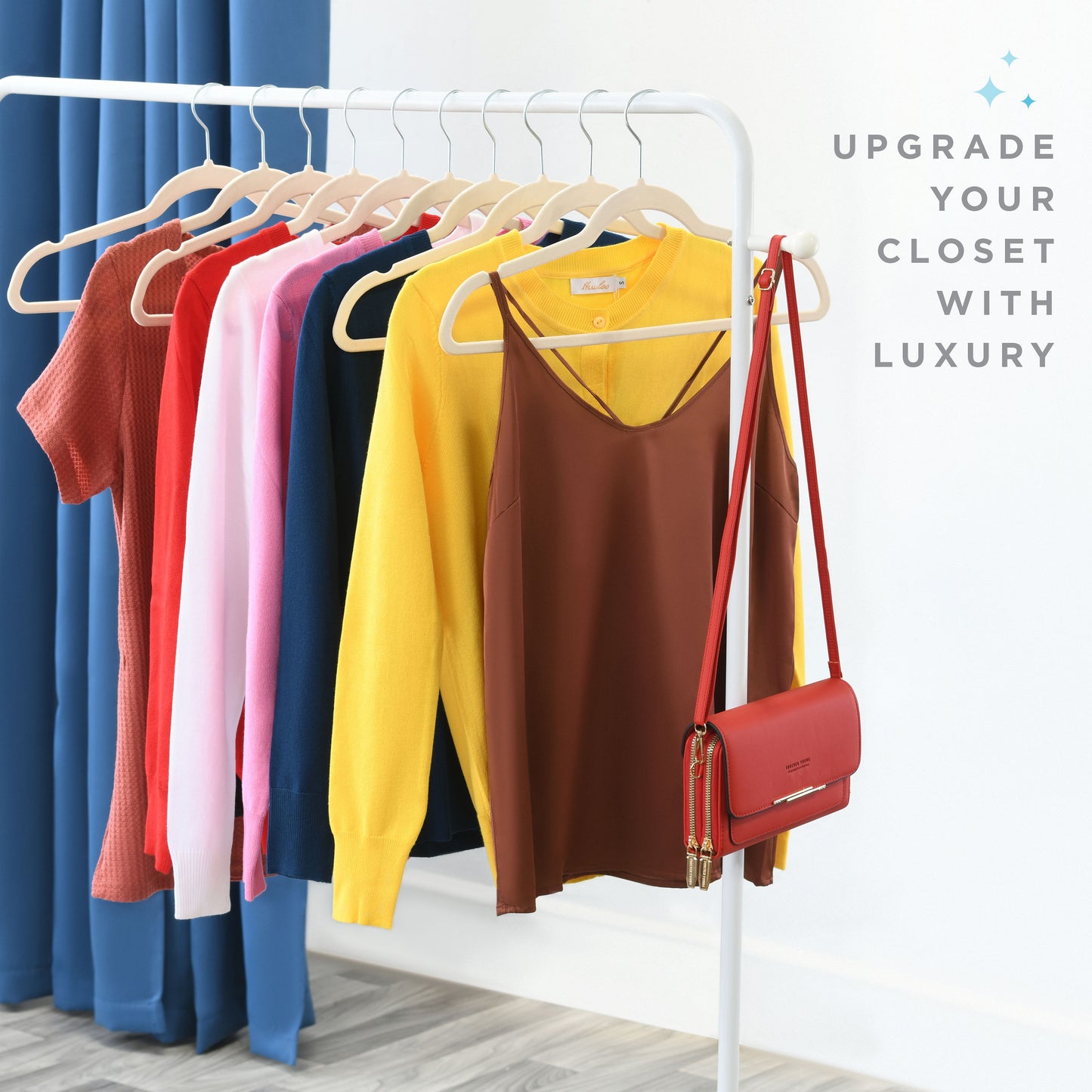 Home-it Velvet Shirt/Dress Hangers - 50 Pack