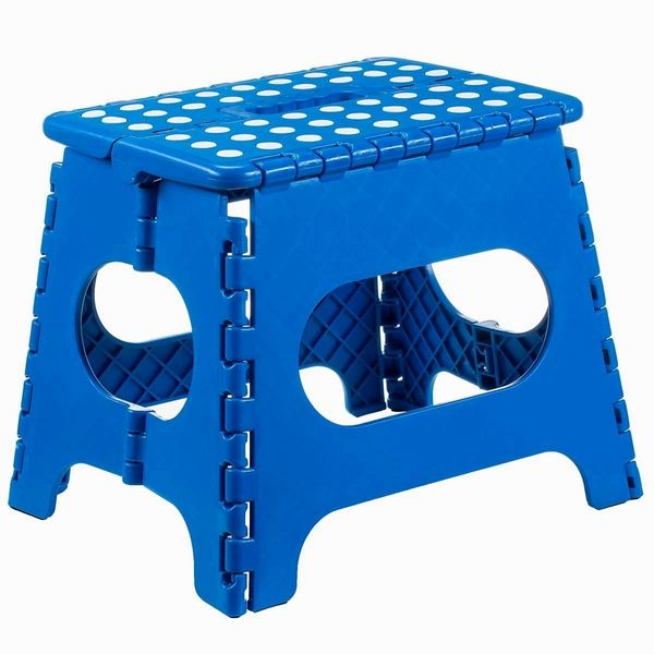 Home-it Folding Childeren Step Stool 11 In. Blue