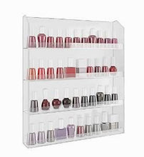 Load image into Gallery viewer, Home-it Acrylic Wall Rack Organizer Holds up to 40 Bottles Nail Polish
