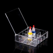 Load image into Gallery viewer, Home-it Clear Acrylic Cosmetic 12 with Cover Lipstick Brush Holder Makeup Organizer
