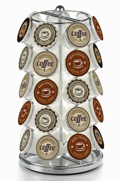 Home-it 35 K Cup Holder for Keurig K-cup Coffee Pods Holder K Cup Carousel Organizer