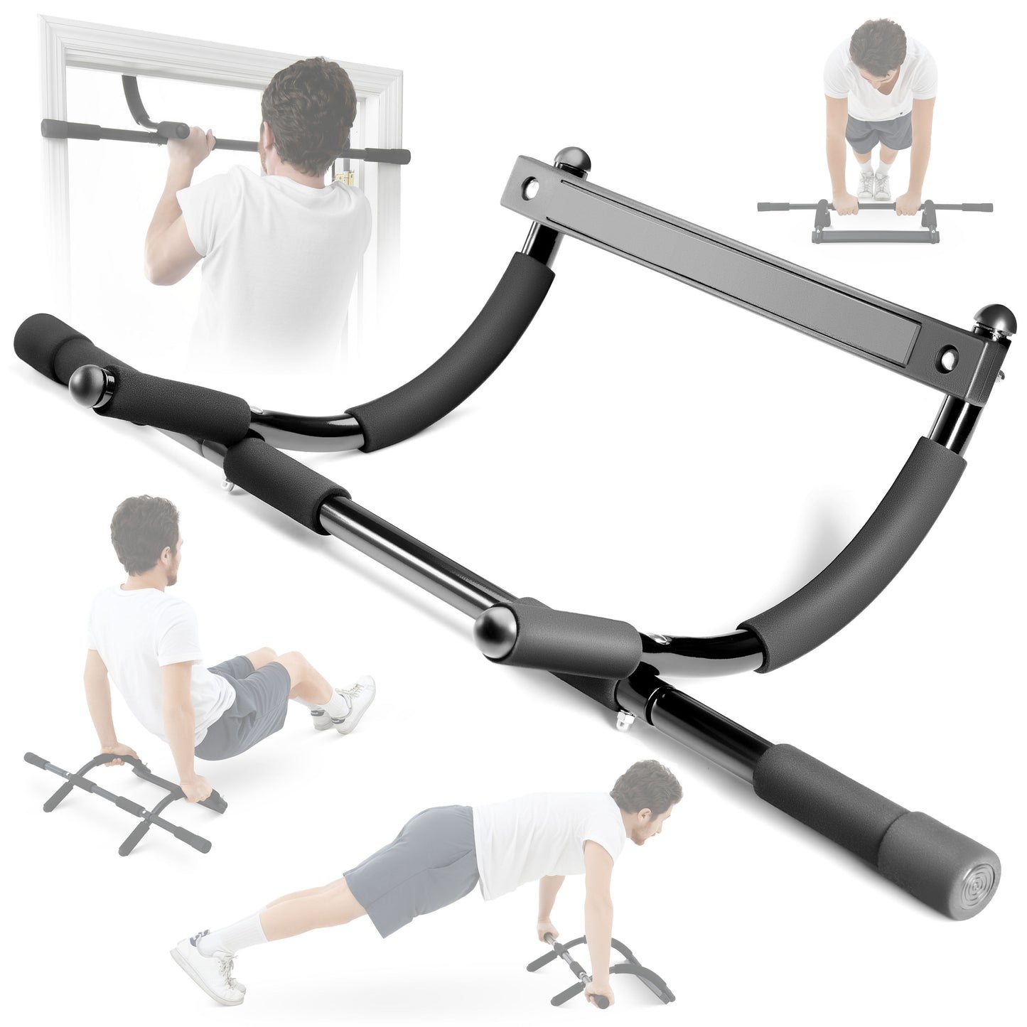 Pull up bar Doorway Heavy Duty Chin up bar Trainer for Home Gym Doorway Pull up bar or dip bar