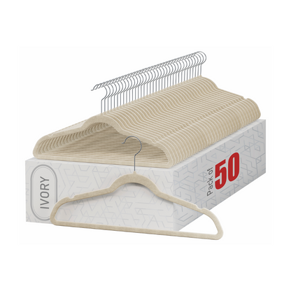 Home-it Velvet Shirt/Dress Hangers - 50 Pack