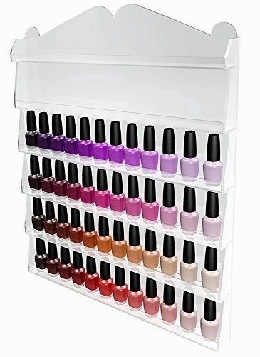HOME-IT CLEAR 6 TIER ORGANIZER WALL RACK SHOP DISPLAY