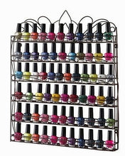 Load image into Gallery viewer, HOME-IT NAIL POLISH RACK NAIL POLISH ORGANIZER HOLDS UP TO 102 BOTTLES METAL FRAME, UNBREAKABLE (COLOR BRONZE)

