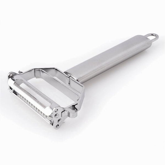 Home-it Handheld Spirelli Spiral Vegetable Slicer, julienne peeler Commercial Grade with Stainless Steel Traditional Ultra Sharp