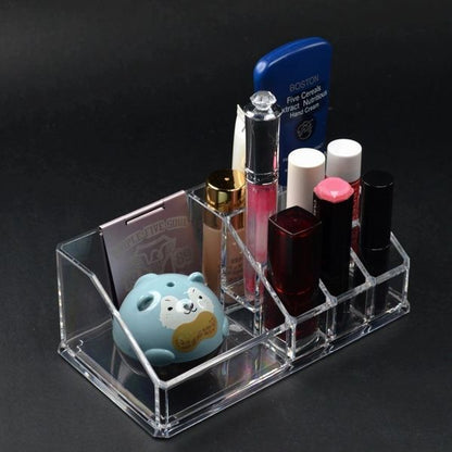 Home-it Clear Acrylic Cosmetic Lipstick Brush Holder Makeup Case