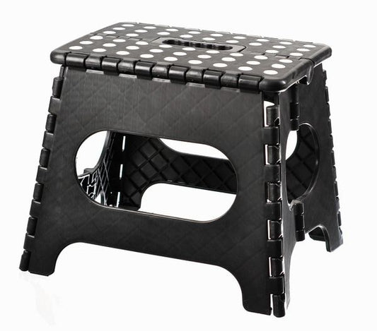 Home-it Folding Childeren Step Stool 9 In. Black