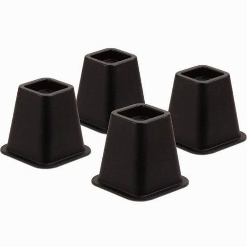 Home-it® 5 to 6-inch Black Bed Riser 4-pack