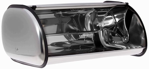 Home-it Stainless Steel Bread Box for kitchen, bread bin, bread storage 16.5x10x8