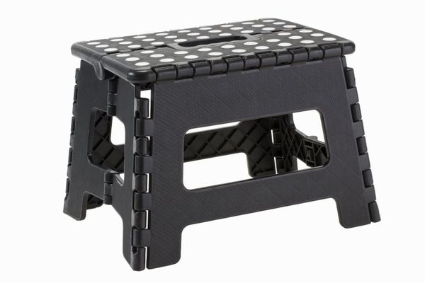 Home-it Folding Childeren Step Stool 11 In. Black