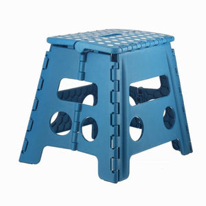 Home-it Folding Childeren Step Stool and for Adults 13 In. (Blue) Holds up to 300 LBS