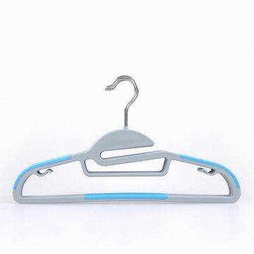 Home-it Light-weight Hangers Non-slip Durable Clothes Hanging Organizer Hook Various Colors Pack of 30