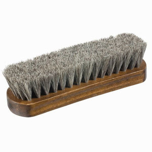 Home-it shoe brush horsehair Large Professional Boot and shoe Shine and buff Brush - 8" Long