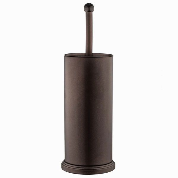 Home-it toilet brush set Bronze toilet brush for tall toilet bowl and toilet brush holder with Lid great toilet bowl cleaner