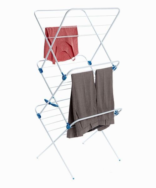 HOME-IT HOME-IT FOLDING CLOTHES DRYING RACK, LAUNDRY DRYING RACK FOR CLOTHES RACK 3-TIER DRYING RACK, 49-FEET TOTAL DRYING SPACE,