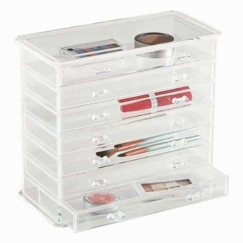 Acrylic Cosmetic Makeup Organizer Jewelry Box Storage Set - 7 Drawers, 6.5  x 11 - Kroger