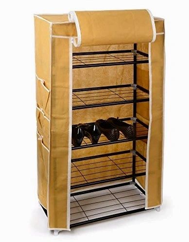 HOME-IT CLOTH SHOE RACK CREAM SHOE ORGANIZER